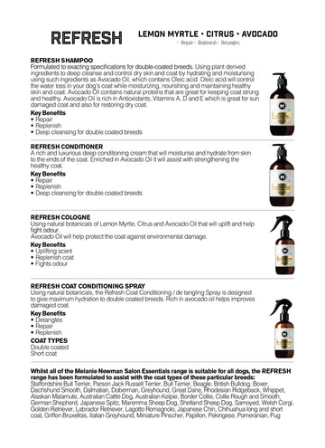 Melanie Newman Refresh Coat Conditoning Spray 250ml